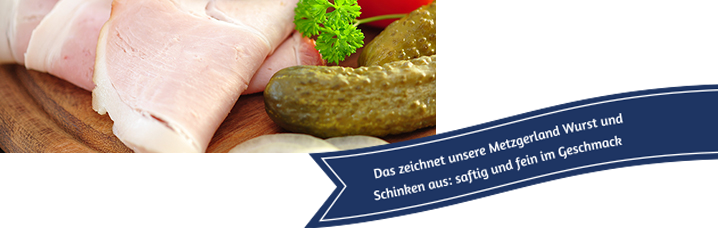 Wurst und Schinken